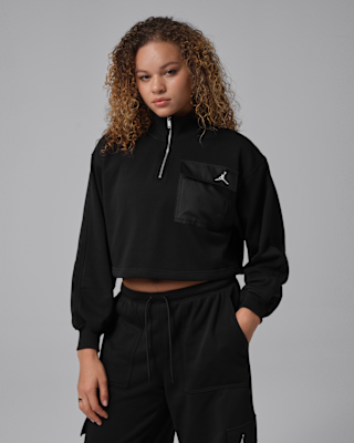Jordan Brooklyn Fleece Women's 1/4-Zip Hike Mike Top. Nike.com
